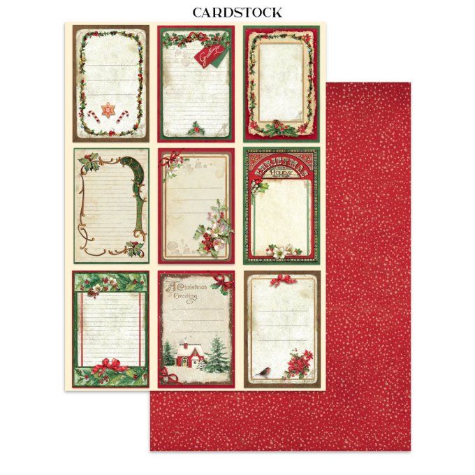 Stamperia, Junk Journal Collection Classic christmas
