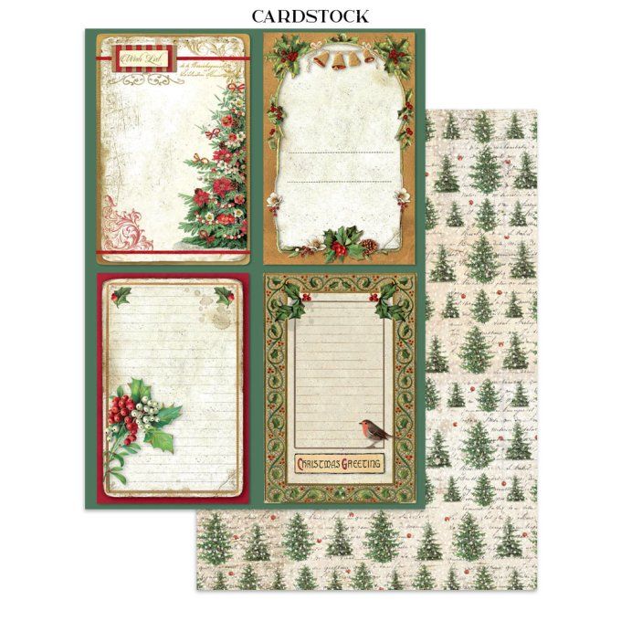 Stamperia, Junk Journal Collection Classic christmas