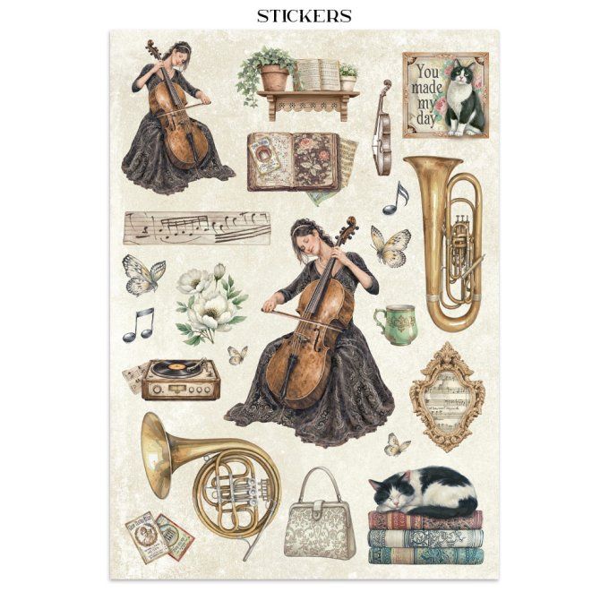 Stamperia, Junk Journal Collection Symphony