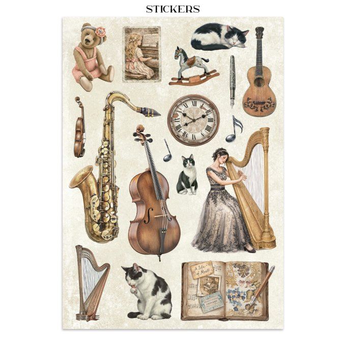 Stamperia, Junk Journal Collection Symphony