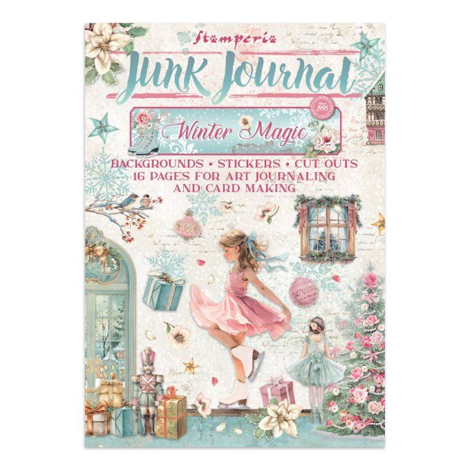 Stamperia, Junk Journal Collection Winter magic