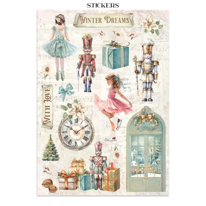 Stamperia, Junk Journal Collection Winter magic