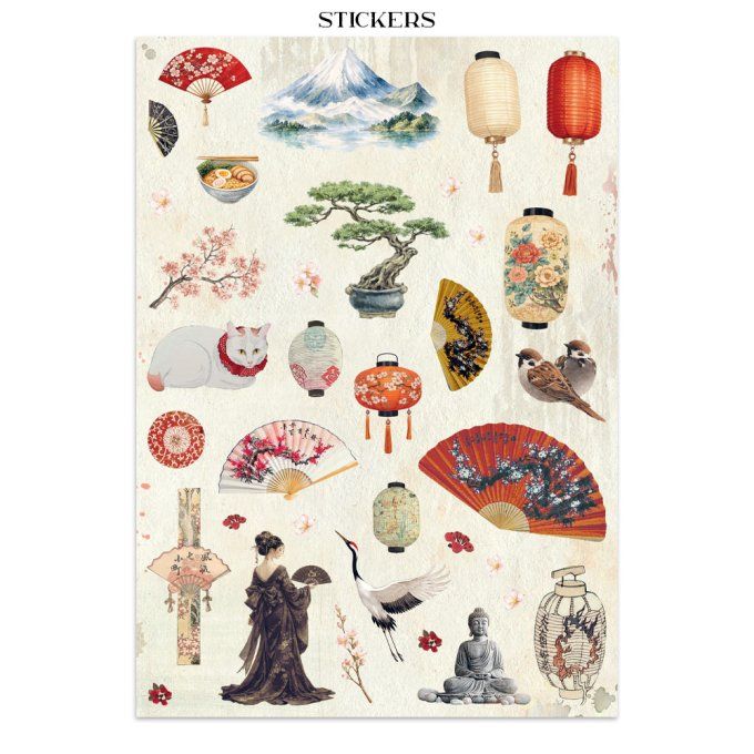 Stamperia, Junk Journal Collection Oriental Garden