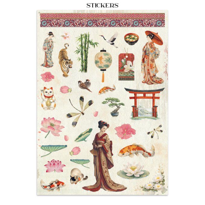 Stamperia, Junk Journal Collection Oriental Garden
