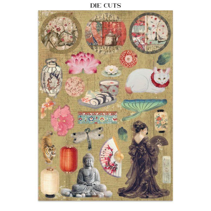 Stamperia, Junk Journal Collection Oriental Garden