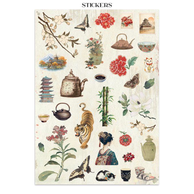 Stamperia, Junk Journal Collection Oriental Garden