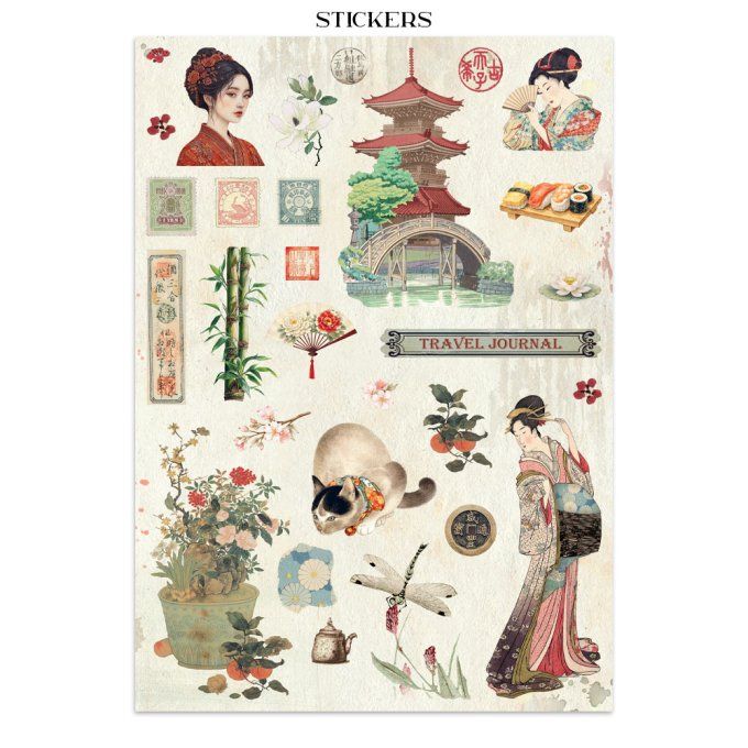 Stamperia, Junk Journal Collection Oriental Garden