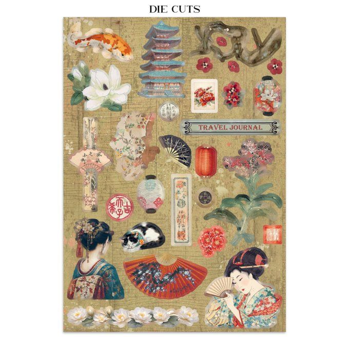 Stamperia, Junk Journal Collection Oriental Garden