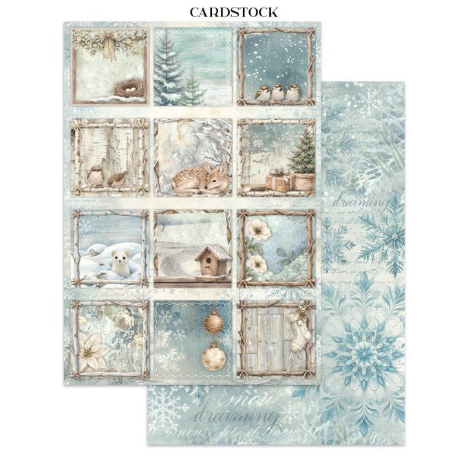 Stamperia, Junk Journal Collection White christmas