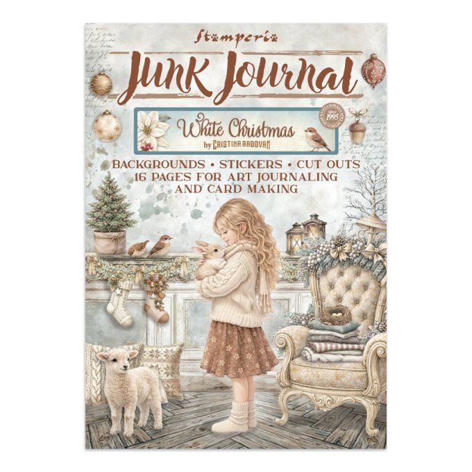 Stamperia, Junk Journal Collection White christmas