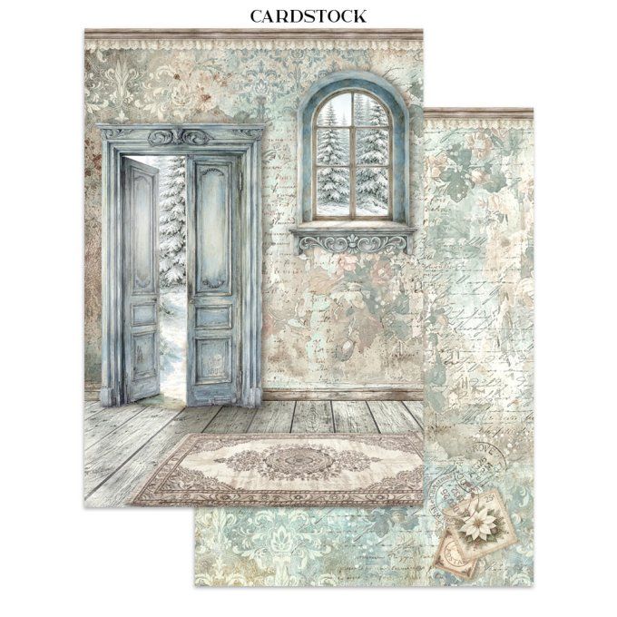 Stamperia, Junk Journal Collection White christmas