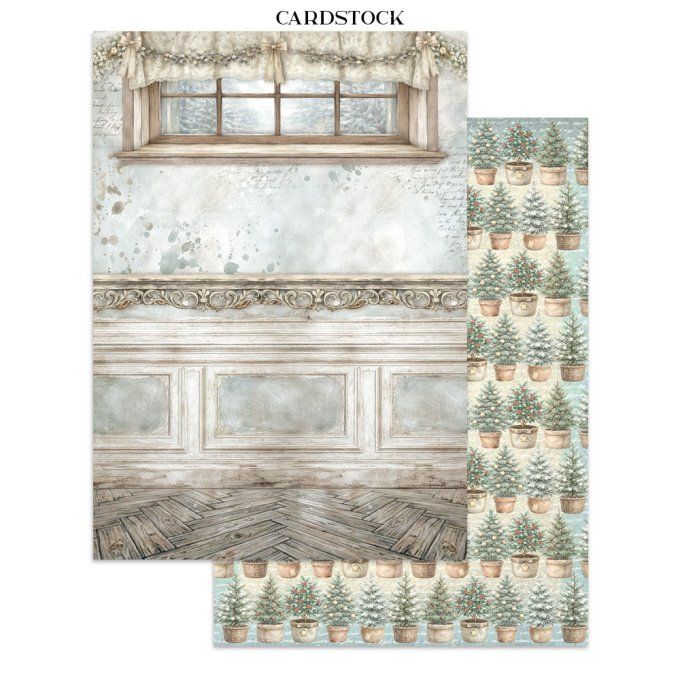 Stamperia, Junk Journal Collection White christmas