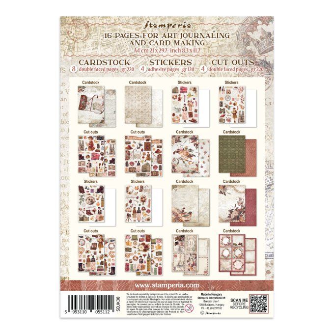 Stamperia, Junk Journal Collection Our way