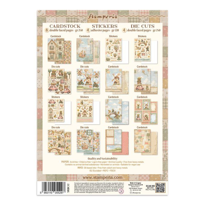 Stamperia, Junk Journal Collection Cozy family