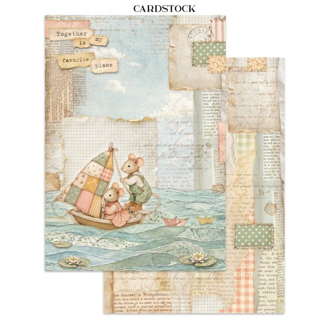 Stamperia, Junk Journal Collection Cozy family