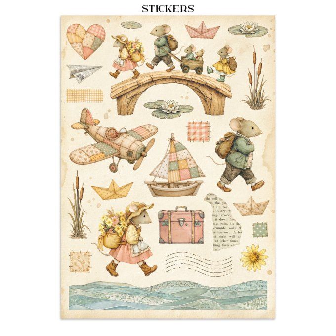 Stamperia, Junk Journal Collection Cozy family