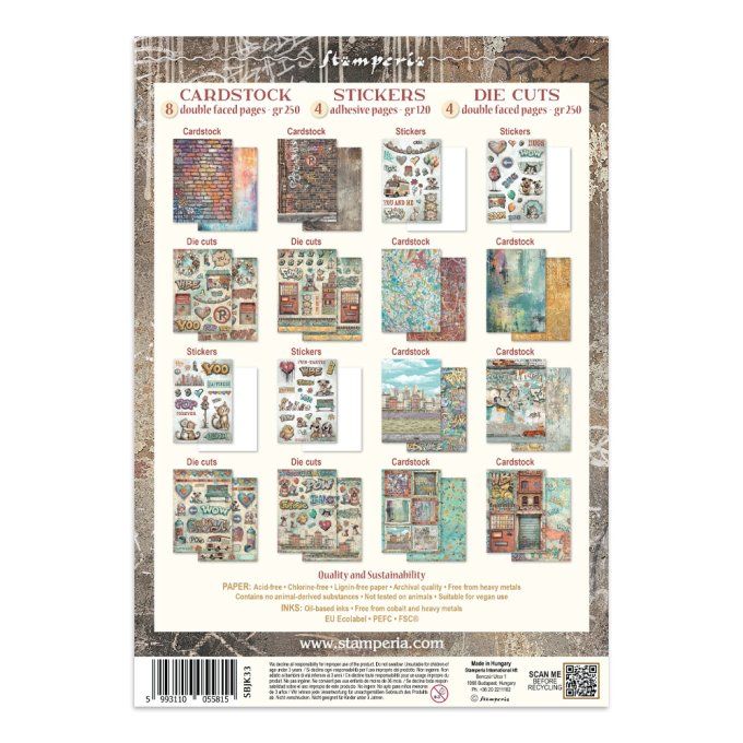 Stamperia, Junk Journal Collection Furry friends 2