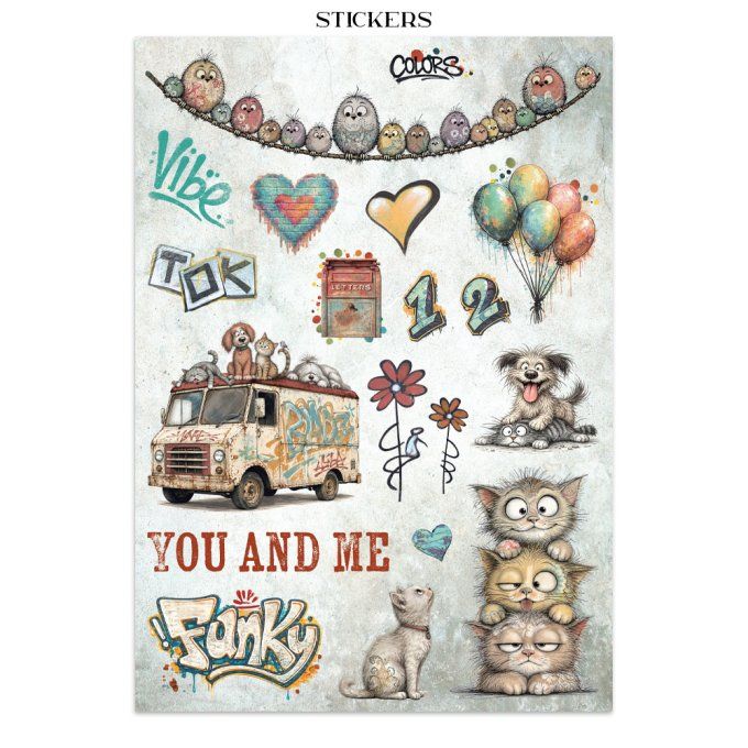 Stamperia, Junk Journal Collection Furry friends 2