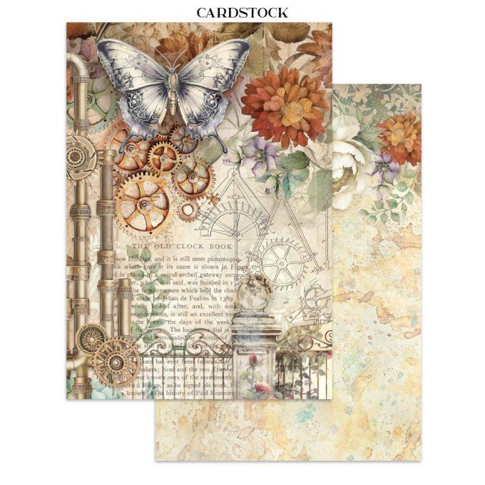 Stamperia, Junk Journal Collection Gardens of time, format A5