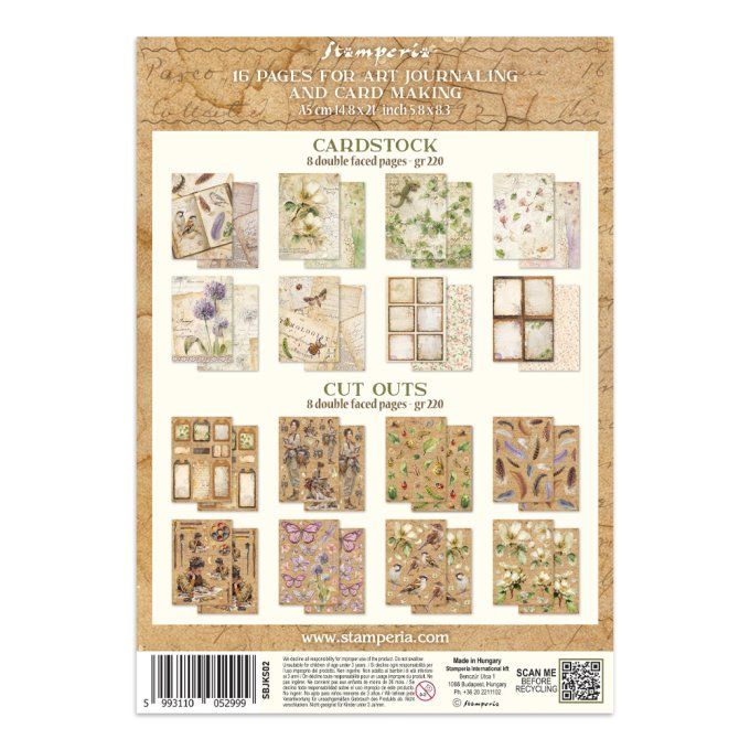 Stamperia, Junk Journal Collection All around, format A5