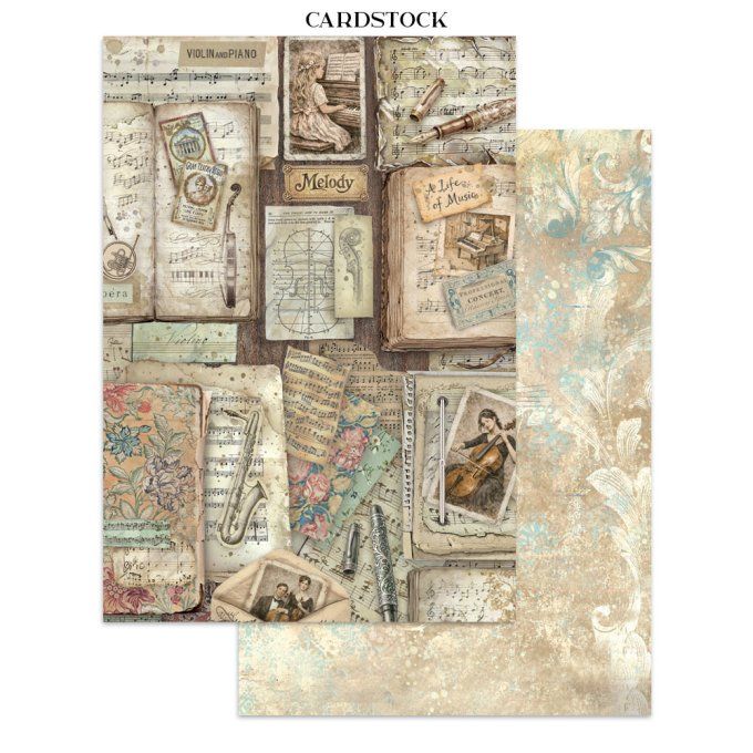 Stamperia, Junk Journal Collection Symphony, format A5