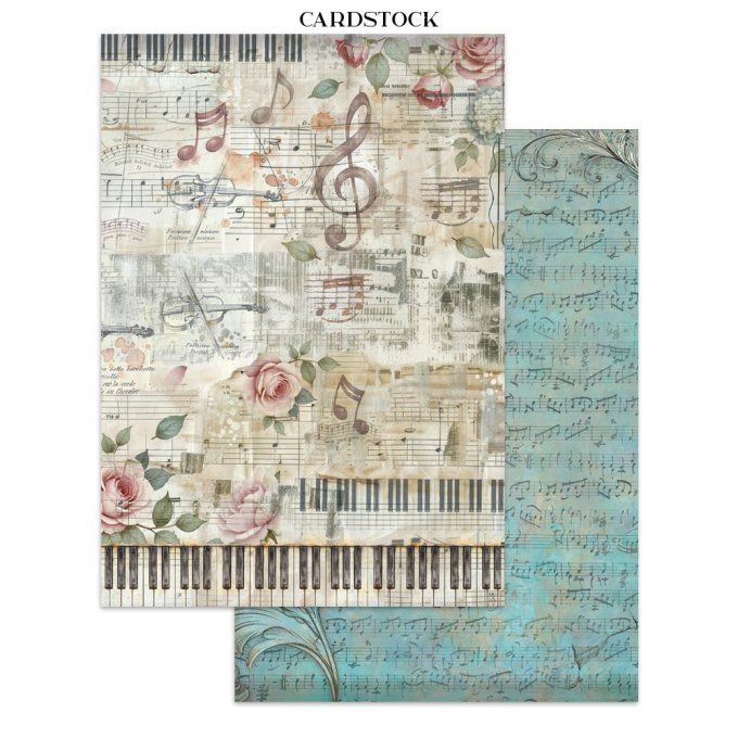Stamperia, Junk Journal Collection Symphony, format A5
