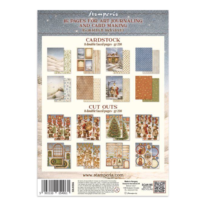 Stamperia, Junk Journal Collection, format A5 - Silent night