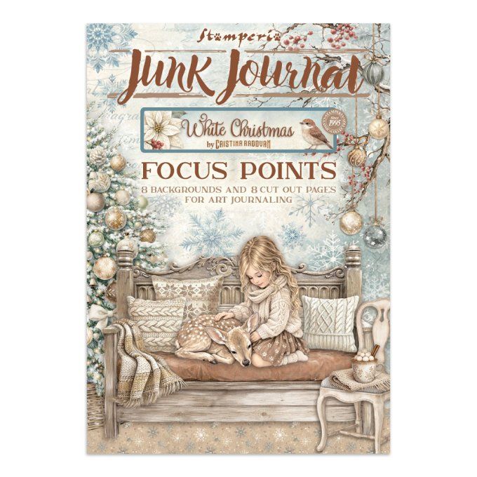 Stamperia, Junk Journal Collection, format A5 - White christmas