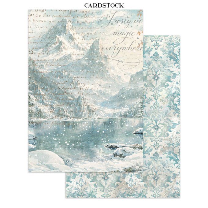 Stamperia, Junk Journal Collection, format A5 - White christmas
