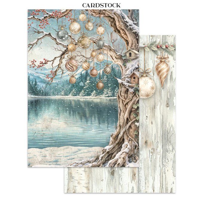 Stamperia, Junk Journal Collection, format A5 - White christmas