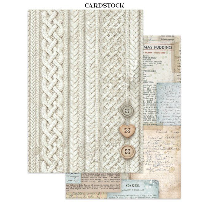 Stamperia, Junk Journal Collection, format A5 - White christmas