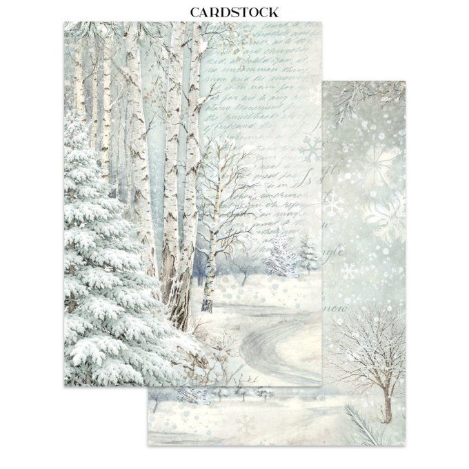 Stamperia, Junk Journal Collection, format A5 - White christmas
