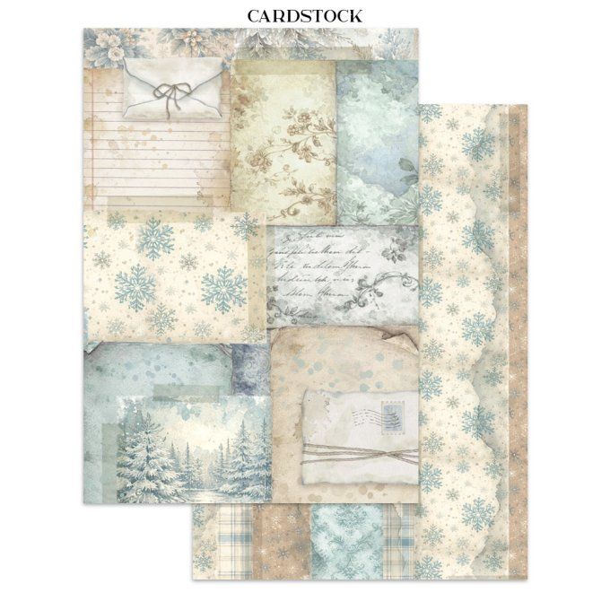 Stamperia, Junk Journal Collection, format A5 - White christmas
