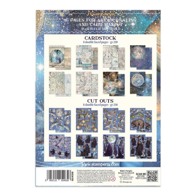 Stamperia, Junk Journal Collection Cosmos, format A5