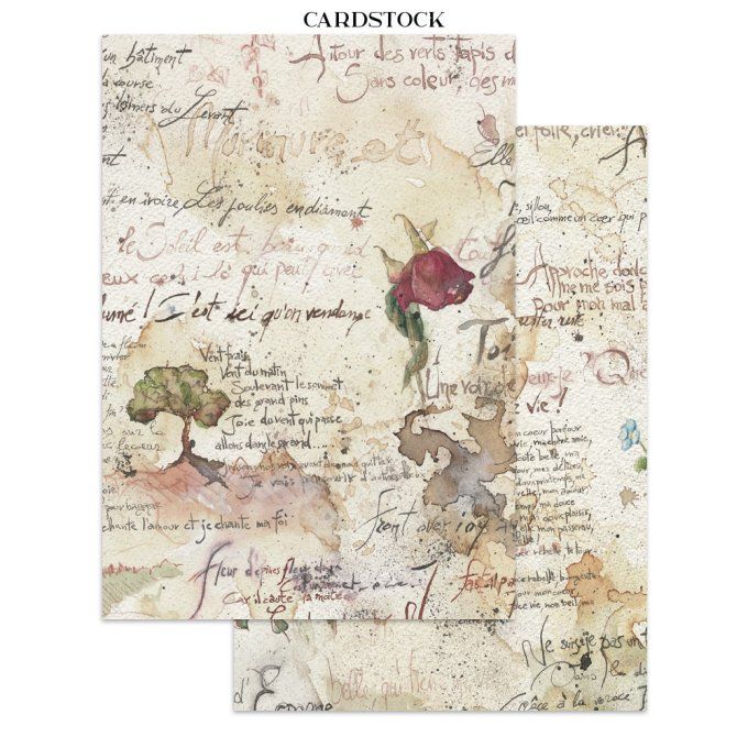 Stamperia, Junk Journal Collection Flowers and Poems, format A5