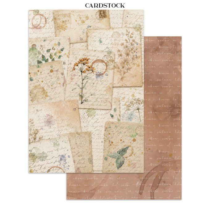 Stamperia, Junk Journal Collection Flowers and Poems, format A5