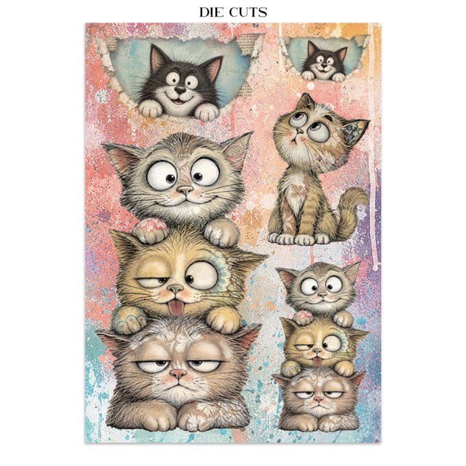 Stamperia, Junk Journal Collection Furry friend 2s, format A5