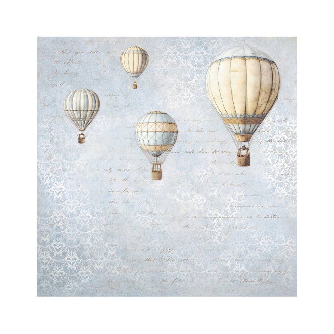 4 tissus polyester, collection : Timeless - Stamperia - dimension : 30x30cm