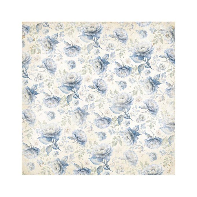 4 tissus polyester, collection : Timeless - Stamperia - dimension : 30x30cm