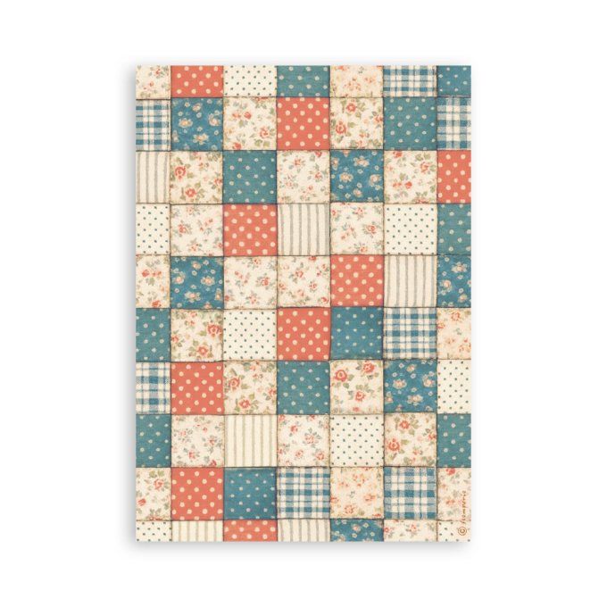 8 feuilles, éléments autocollants, dim. 14.5x21cm environ, Family, Stamperia