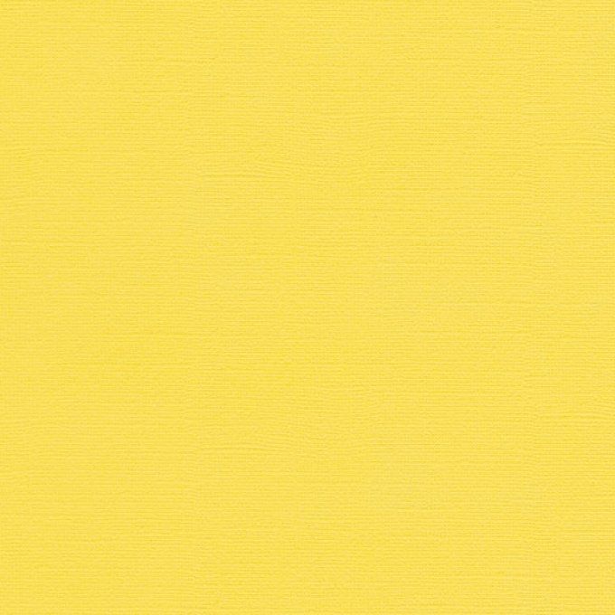 Cardstock Couleur : Yellow lemon, 216g, 25 feuilles-30x30cm (texturé)-Scrapberry's(voir description)