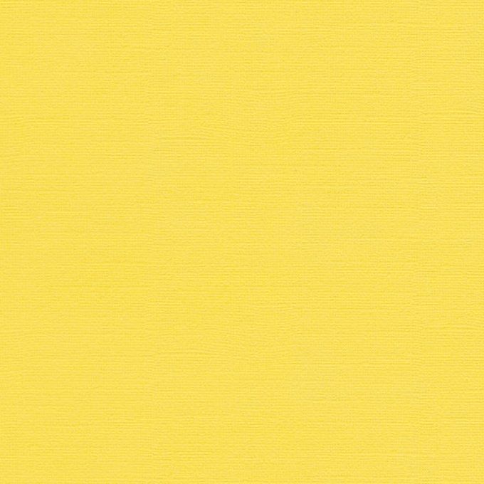 Cardstock Couleur : Yellow lemon, 216g, 25 feuilles-30x30cm (texturé)-Scrapberry's(voir description)