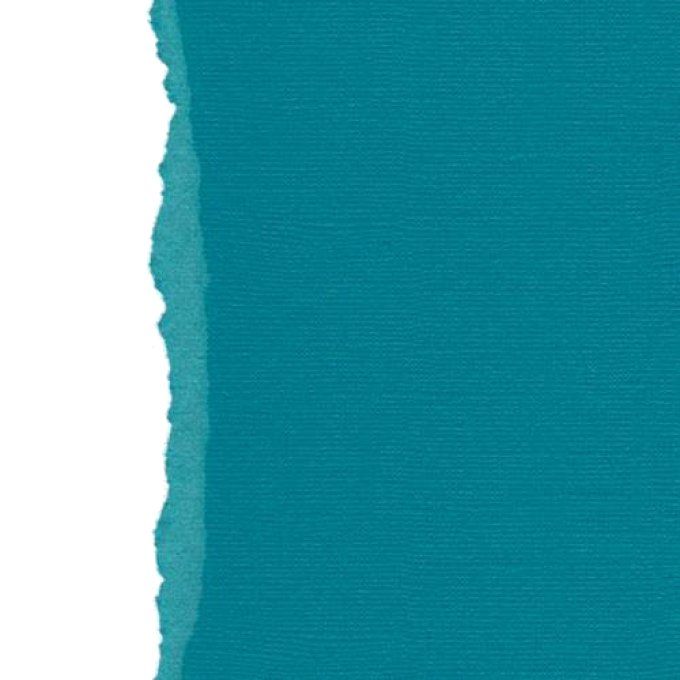 Cardstock, Couleur Petrol blue, 216g, 25 feuilles-30x30cm (texturé)-Scrapberry's (voir description)