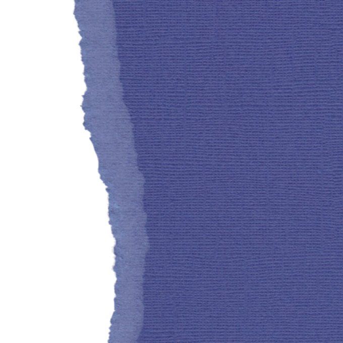 Cardstock, Couleur ultramarine, 216g, 25 feuilles-30x30cm (texturé)-Scrapberry's (voir description)