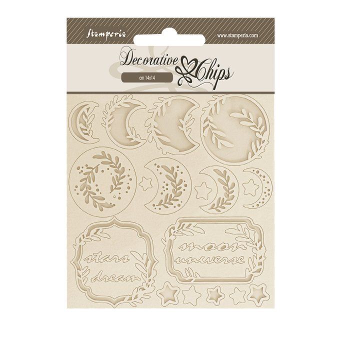 Stamperia, planche de chipboards - dimension 14x14cm - secret diary 