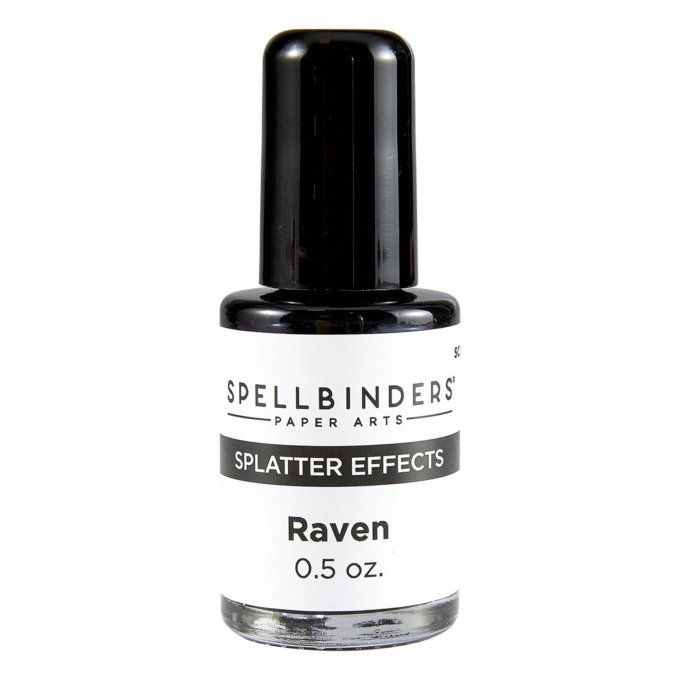 Spellbinders - Raven splatter effects