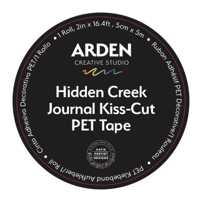 Rouleau transparent adhésif, Hidden creek journal - largeur 5cm, longueur 5m