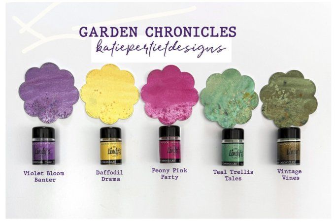 Lot de 5 Pigments Magical shaker, Lindy's, Katie Pertiet's - Garden chronicles