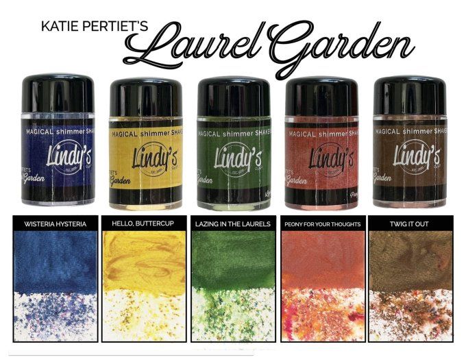 Lot de 5 Pigments Magical shaker, Lindy's, Katie Pertiet's Laurel Garden