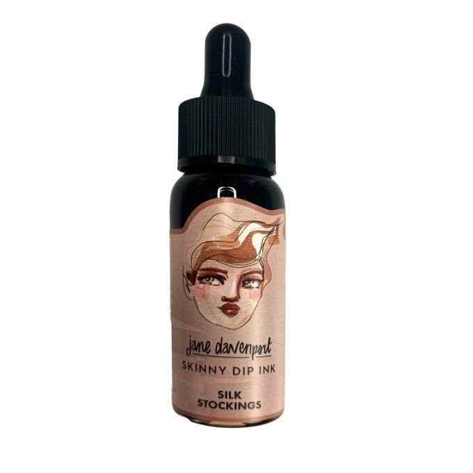 Jane Davenport, flacon, encre/aquarelle - 30ml - couleur Silk stockings